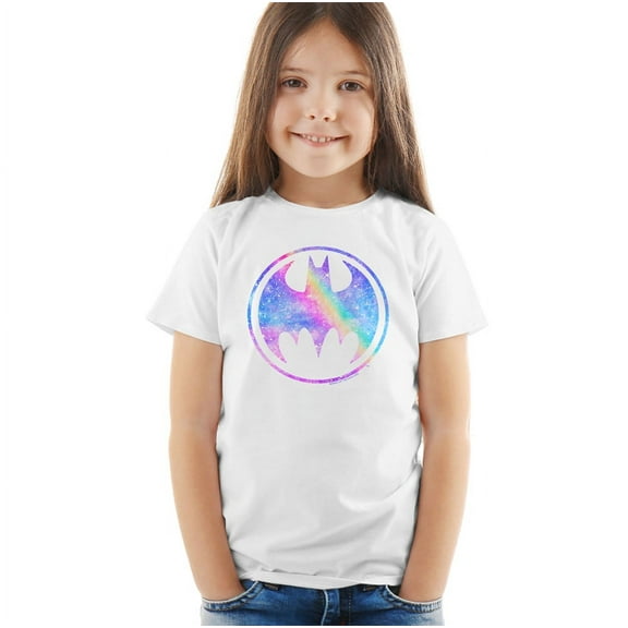 Batman Unicorn Galaxy Bat Kids T Shirt (4) for Youth Toddler Boys and Girls, White