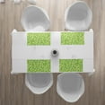 thumbnail image 3 of Ambesonne Lime Green Place Mats Set of 4, Triangles Pyramids, Standard Size, Pale and Fern Green, 3 of 4
