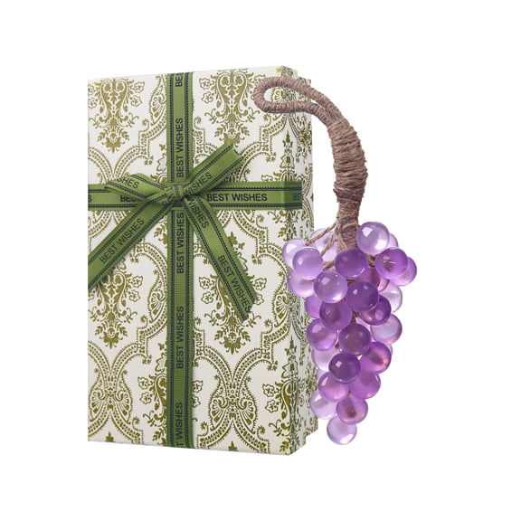 OUKEYA Gift Set Artisanal Handmade Moisturising Antioxidant Grape Bar Soap, Grape Scent