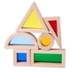 thumbnail image 1 of 6x bloques de construcción de madera juego de apilamiento apilador colorido bloques de apilamiento de madera juguete de construcción para niños niñas, 1 of 9