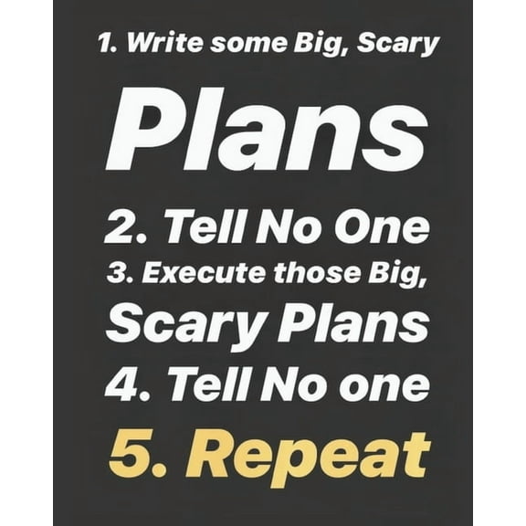 Big Scary Plans, (Paperback)