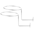 thumbnail image 1 of 2pcs Metal Hat Display Racks Hat Holder Basketball Football Holder Rack for Shop, 1 of 5