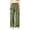 Army Green, variant on ZZwxWA Womens Cargo Pants High Waisted Baggy Parachute Pants Y2K Streetwear with Pockets Elastic Waist Wide Leg for Hiking