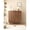 Walnut + Particle Board + American Design + American Traditional + Antique + Art Deco + Artsy+2, variant on LANKANG Multifunctional Storage Cabinet Walnut Finish Carved Design Adjustable Shelf Side Cabinet for Kitchen Dining Room Entryway Living Room Corridor Office