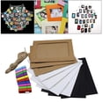 thumbnail image 1 of Marcos de fotografía de papel artesanal, marcos de fotografía, marcos de fotografía de papel colgantes Multi pared, con Clips de cuerda, para la decoración de 10 piezas 5 pulgadas Colco álbum de fotos, 1 of 8