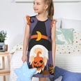 thumbnail image 4 of Balery Halloween Gnomes Camisón de princesa para niñas, pijama de algodón con mangas abullonadas, suave y bonito.-Large, 4 of 6