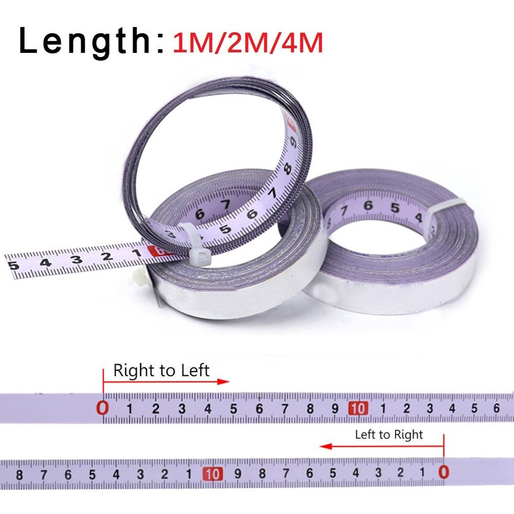 1pc Self Adhesive Metric Miter Track Tape Measure Scale Ruler ...