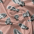 thumbnail image 5 of Ambesonne Dog Lover Valance Pack of 2, Beagle Puppy Squares, 54"X18", Red Grey Pale Grey, 5 of 5