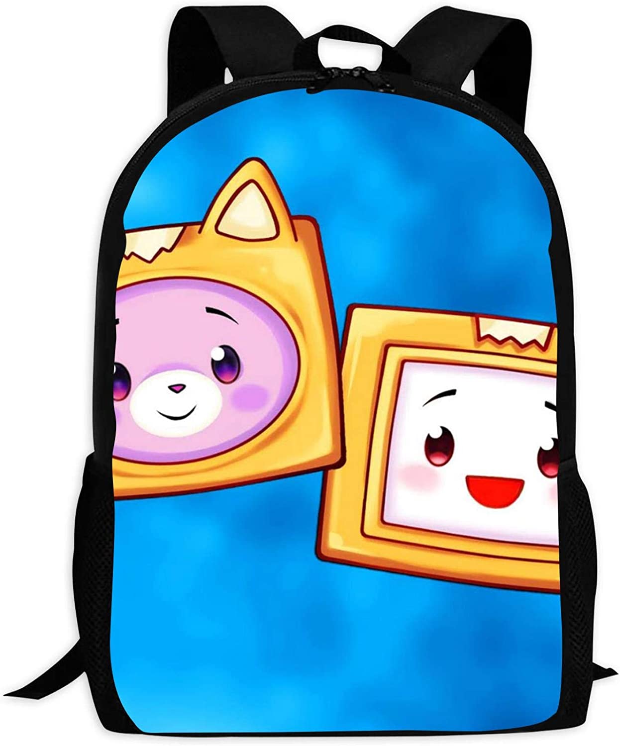 Unisex School Bags Satchel Animation Lanky Box Laptop Backpack Shoulder