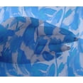 thumbnail image 4 of oneOone Viscose Chiffon Medium Blue Fabric Florals Dress Material Fabric Print Fabric By The Yard 42 Inch Wide-F74, 4 of 4