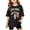 Black, variant on Girls 250th Anniversary American Flag Shirt Crewneck Short Sleeve 2026 Patriotic T-Shirt for Kids 3-14Y