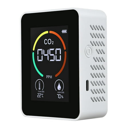 

Carbon Dioxide Detector Temperature & Humidity Infrared Sensor Real for Time Rea