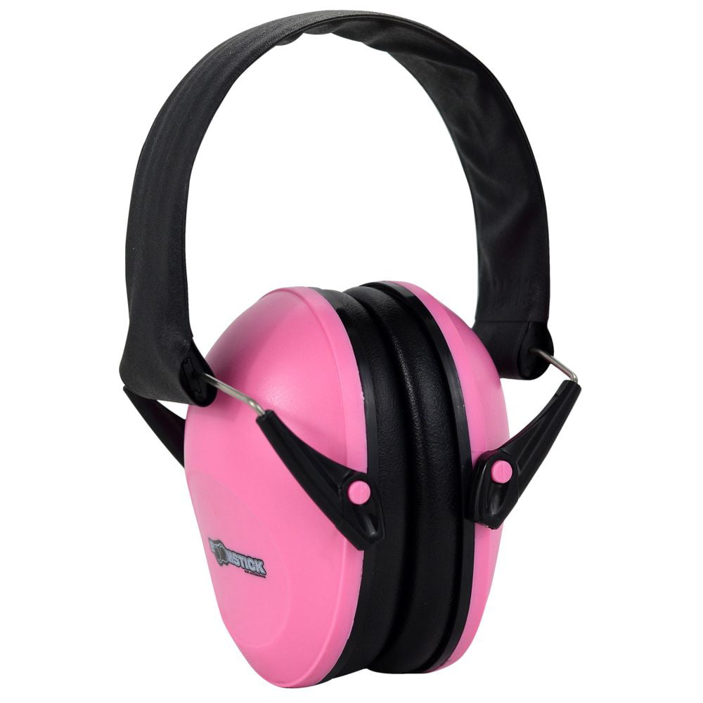 Folding Ear Muffs Soft pad shooting Hearing Protection Earphone Earmuff Pink US 