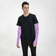 thumbnail image 4 of Yiaed Lilac Glittering Print Arm Sleeves,Cooling UV Sun Protection Sports Compression for Men/Women, 4 of 6