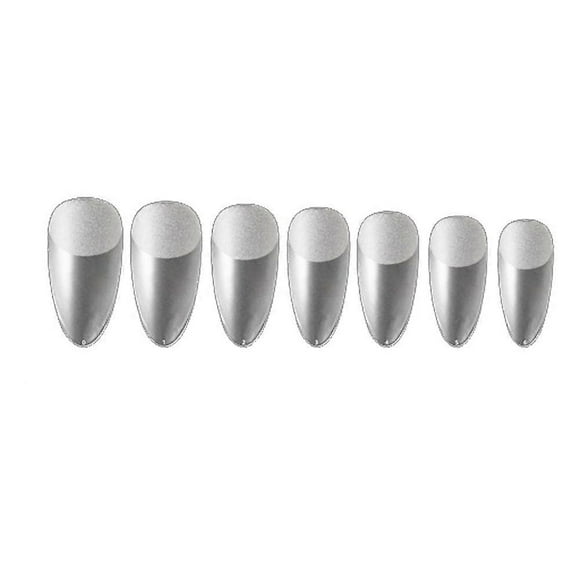 Almond Fake Nails Almond Pressed on Nails Preformed Almond Nail Tips for Full Coverage Acrylic Almond Nails French Fake Nails for Nail Extensions Nail
