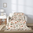 thumbnail image 2 of Sikiie Forest Mushrooms Insects Cozy Flannel Fleece Throw Blanket: Lightweight & Thick for All Seasons - Perfect for Women, Men, & Kids"80"x60", 2 of 6
