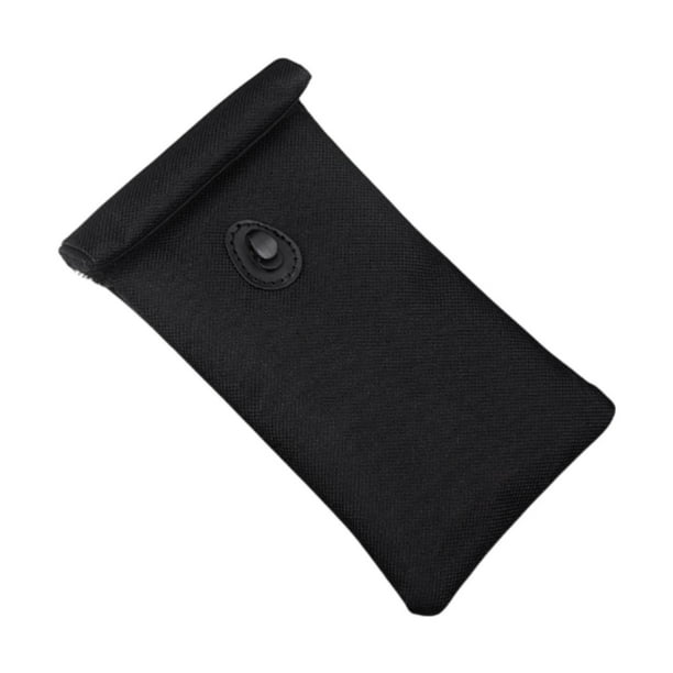 Bolsa Faraday con bloqueo de señal, impermeable, fácil de transportar, funda protectora de privacidad. Negro