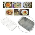 thumbnail image 2 of Steel Lunch Cooking Rack Steaming Rack Outdoor Picnics Cookware Cooking Rack Camping Roasting Baking Cooling Rack, 2 of 9