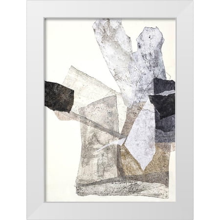 Design Fabrikken 14x18 White Modern Wood Framed Museum Art Print Titled - Organza 1