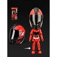 thumbnail image 6 of Motorcycle Rider Figures, Alloy Motorcycle Helmets, Racing Drivers Model, Christmas Decoration Birthday Gift, 6 of 6
