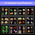 thumbnail image 4 of Christmas Projector Lights  (12 Pattern ) LED Snowflakes  Landscape Lamp Bright Indoor Outdoor Waterproof Lighting for Halloween  Christmas  Holiday  Party  Birthday Remote control includ, 4 of 13
