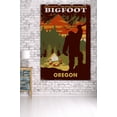 thumbnail image 3 of Oregon, Home of Bigfoot (36x54 Giclee Gallery Art Print, Vivid Textured Wall Decor), 3 of 3