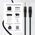 thumbnail image 5 of 3.5Mm Mono Extension 12V Trigger Ir Infrared 1/8" Ts Plug Jack Wire Cord 10Ft, 5 of 6
