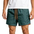 thumbnail image 4 of XAOFW Men's Board Shorts Color Blocking Lightweight Beachwear Shorts With Back Pocket For Summer Water Sports Versatile Bottom XXXL, 4 of 4
