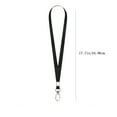 thumbnail image 3 of BiFandian Rotating Hook Lanyard with Neck Strap, ID Badge Holder Nylon Rope, Durable Wear Resistant Black, 360° Swivel Metal Clip for Access Cards, Workplace, Membership, Office, 3 of 9