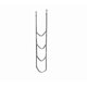 thumbnail image 2 of Boat Rope Ladder, Portable Boat Rope Ladder Extension Fishing Rope Ladder For Inflatable Boat, Kayak, 2 of 5