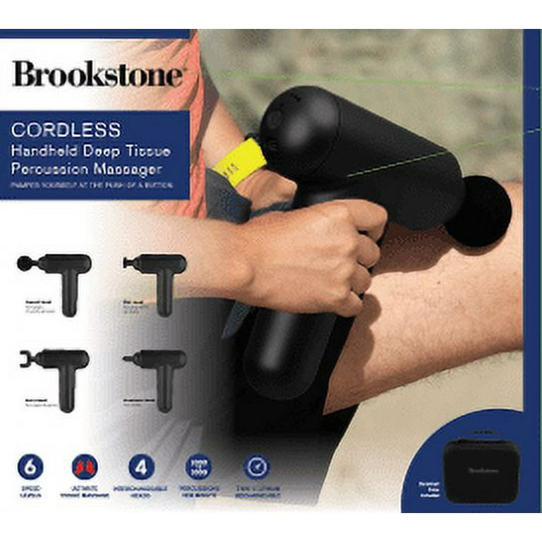 Brookstone Deep Tissue Percussion Massager