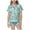 Light Green_011, variant on YOUSNH Girls Outfit Sets Easter Bunny Floral Print Kids Short Sleeve Pajama Set with Shorts for Boys and Girls Clothes Set Light Green_011 6-7 Years
