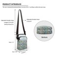 thumbnail image 6 of HELLHERO Flowers Shoulder Bag with Lightweight Messenger Bag Vintage Polyester, 6 of 7