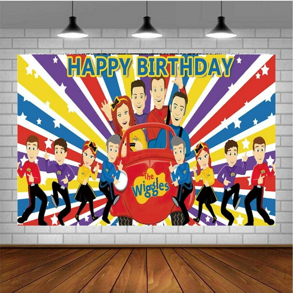 The Wiggles Post Wall Decor Birthday Banner Backdrop Background Party Supplies Taspestry