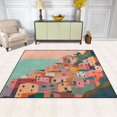 thumbnail image 2 of Yayeee Area Rugs for Living Room 5.2'x4' Non Slip Washable Bedroom Floor Carpet, Cityscape Painting, 2 of 5