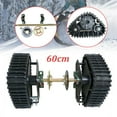 thumbnail image 3 of ATV Rear Wheel Buggy Snow Tracks Sand Snowmobile Tracked Vehicle Track Assemly Black Single Track Wheel Size 17.71*4.72*11.41inch for Go-Karting, UTV, Mountain Off-Road Vehicles, 3 of 11