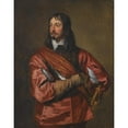 thumbnail image 3 of Anthony van Dyck 12x14 Black Modern Framed Museum Art Print Titled - Portrait of Sir John Mennes (1599-1671), 3 of 5