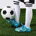 thumbnail image 5 of Tacos de fútbol para niños y niñas DREAM PAIRS HZ19003K Azul Real, 5 of 5