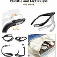 thumbnail image 4 of Lámpara de lectura para el cuello, luz de lectura LED, lámpara de lectura para leer en la cama, brillo ajustable, 3 colores, brazo flexible, recargable, para leer en la cama, tejer, reparar [Clase E, 4 of 5