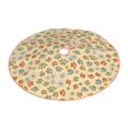 thumbnail image 2 of KLL Christmas Tree Skirt,Party Decorations Farmhouse for Christmas Decorations Holiday Party 30" -Paw In Groovy Style, 2 of 6