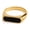 gold-black, variant on Women's Vintage White Shell Ring, Mother of Pearl Oval Statement Jewelry