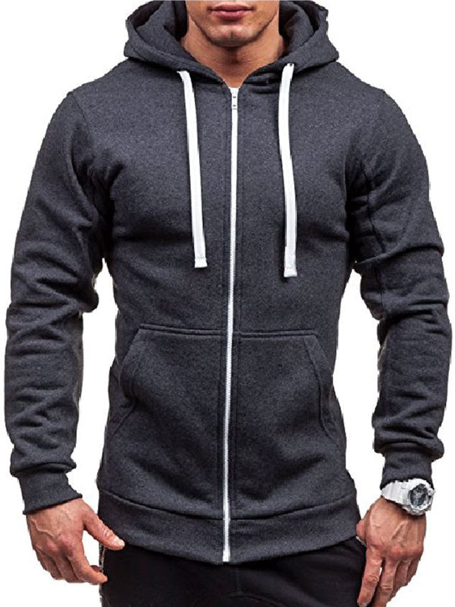 Dickies Hoodie Front Zip Sweatshirt 4557 Charcoal 