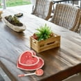 thumbnail image 7 of SEWCHICS Fashionable Ceramic Strawberry Serving Bowls Pink Color Multi Function Spoons Plates, 7 of 7