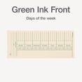 thumbnail image 3 of Time Cards Adams Weekly, tiempo extra, 2 caras, 9 x 21 cm, 200 unidades, 3 of 6