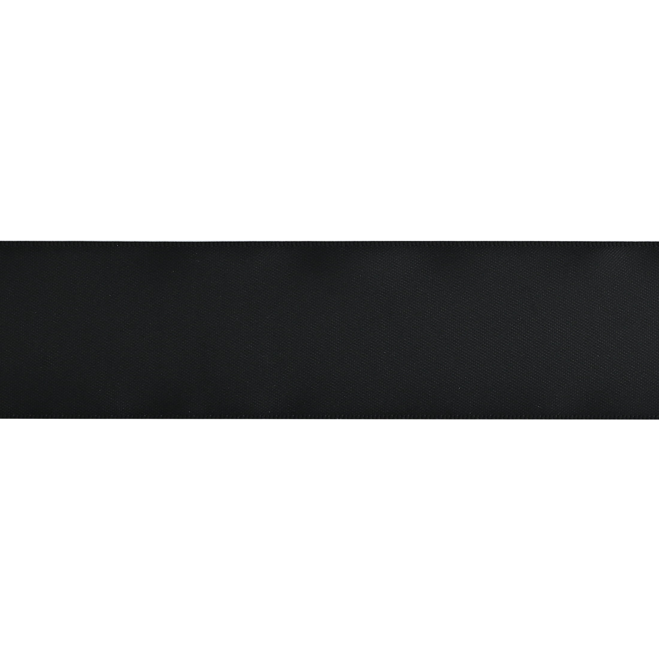 Gwen Studios 1.5" Black Satin Ribbon, 7 Yards