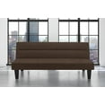DHP Kebo Futon with Microfiber Cover, Brown