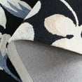 thumbnail image 6 of SAFAVIEH Jardin Quinton Leaves Area Rug, Black/Ivory, 8' x 10', 6 of 7