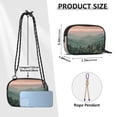 thumbnail image 4 of FORMRS Mini Crossbody Bag for Women Adjustable Rope Shoulder Casual Phone Purse, Mountains at Dawn, 4 of 7