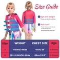 thumbnail image 7 of Zeraty Kids Swim Vest Toddlers Life Jacket Flotation Buoyancy Trainer Vests Swimsuit for Boys/Girls, Purple, 7 of 7