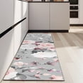 thumbnail image 4 of Pioneer Flower Floral Print Pattern Kitchen Rug Mat,Kitchen Runner Rugs Non Skid Washable,Decorative Kitchen Floor Mats for Kitchen,Sink,Laundry,17"X47", 4 of 5